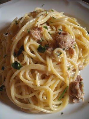 Carbonara di tonno