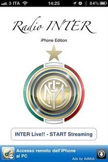 L'app Radio INTER.
