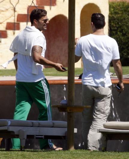 Porto Cervo: Ricky Martin e Carlos Gonzalez allo scoperto