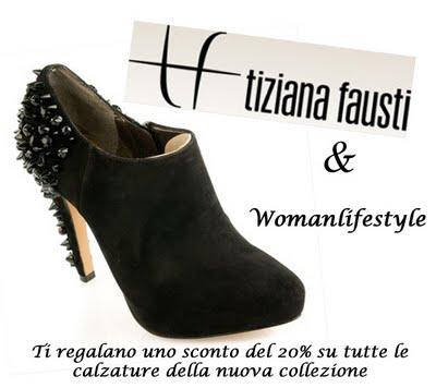 Sconti: Tiziana Fausti regala uno sconto del 20% ai lettori di Womanlifestyle