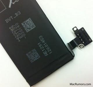 iPhone 5 , foto della nuova batteria?