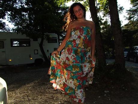 Guitar & flower dress