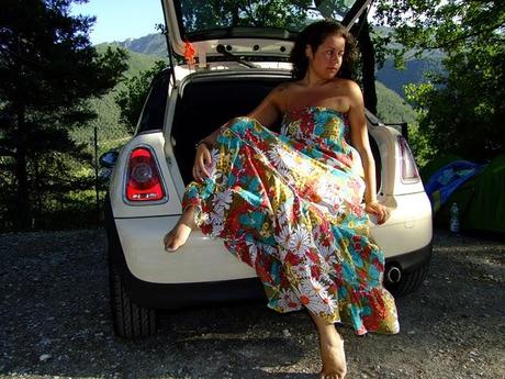 Guitar & flower dress