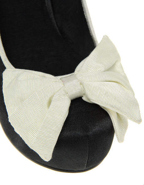 Oh..Delirium *_*! Asos Bow B/N Pumps!