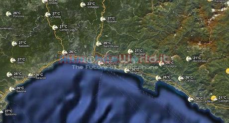 Meteo in tempo reale Google Maps : Le weather forecast dettagliate su mappa Google