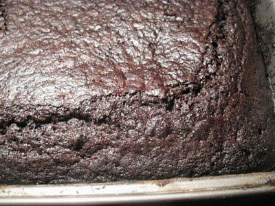 Black vegan cake