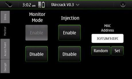 fAircrack-N900 Hacking WIFI diventa più facile con Cleven per lo smartphone Nokia N900 : Guida e Download