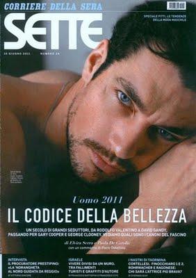 David Gandy su 'Sette' di giugno 2011