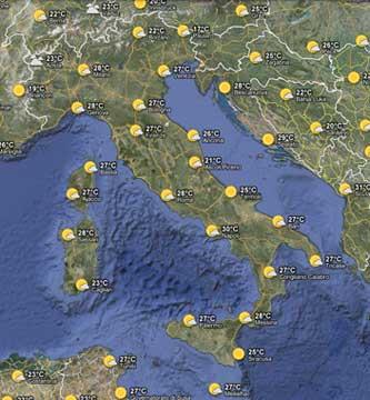 google meteo Il meteo in tempo reale su Google Maps