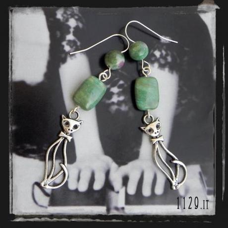 MHMICI-orecchini-gatte-pietre-dure-certosini--cats-gemstones-handmade-earrings-1129design