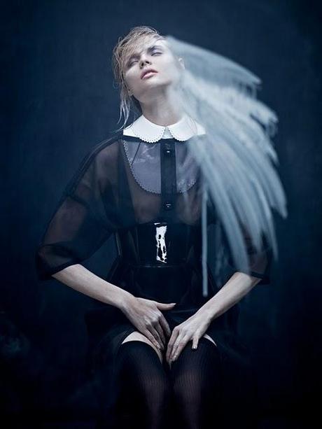 Fall 2011 issue Dansk magazine | Magdalena Frackowiak by Aitken Jolly | styled by Anders Solvsten Thomsen
