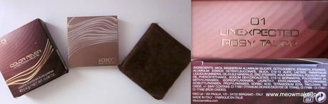 KIKO: Chic Chalet,  review e swatches palette 01 Unexpected Rosy Taupe