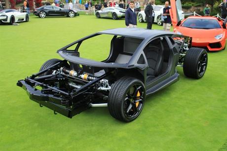 Lamborghini Aventador rolling chassis