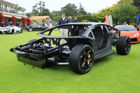 Lamborghini Aventador rolling chassis