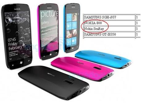 Nokia 800 e Nokia Sea Ray sono due smartphone distinti !