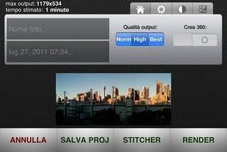 Scatta foto in modalità panoramica con l'app ''Panoramatic 360'' vers 4.9.3