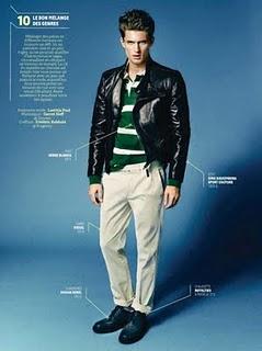 Garrett Neff in Dolce & Gabbana e D&G; su GQ France settembre 2011