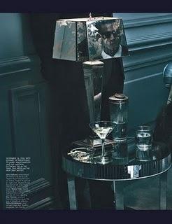Amber Valetta  in Dolce & Gabbana su W Magazine settembre 2011