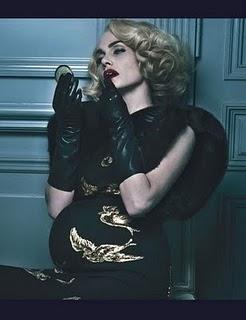 Amber Valetta  in Dolce & Gabbana su W Magazine settembre 2011