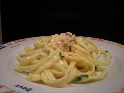 Carbonara al Salmone affumicato