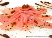 crudi: carpaccio vitello patè pomodori secchi capperi Pantelleria glassa balsamico