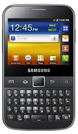 Samsung Galaxy Y Pro : Smartphone Android : Foto, Caratteristiche complete, Prezzo e disponibilità