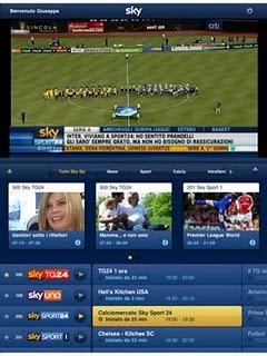 Sky Go Italia, in tempo reale lo Sport e il Calcio di Sky, sul tuo iPad.