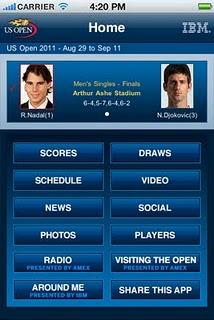 Segui sul tuo iPhone l'US Open Tennis Championships 2011