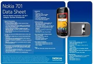 Nokia 701 dispositivo con Symbian Belle con il display più luminoso al mondo (?)