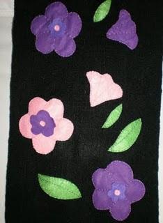 La sciarpa fiorita anni '70. Tutorial / L'écharpe fleurie seventy. Tutoriel