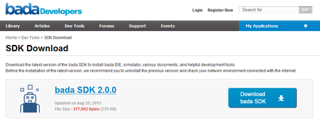 Bada SDK 2.0.0 : Samsung rilascia il nuovo software di sviluppo – Download