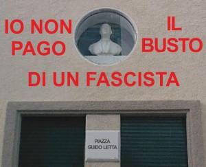 IL BUSTO FASCISTA COI SOLDI DEL TERREMOTO