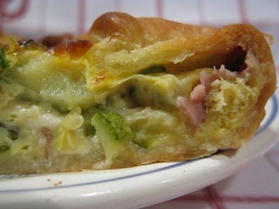 Quiche al formaggio e zucchine