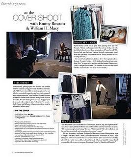 Emmy Rossum in Dolce & Gabbana su LA Confidential Magazine USA