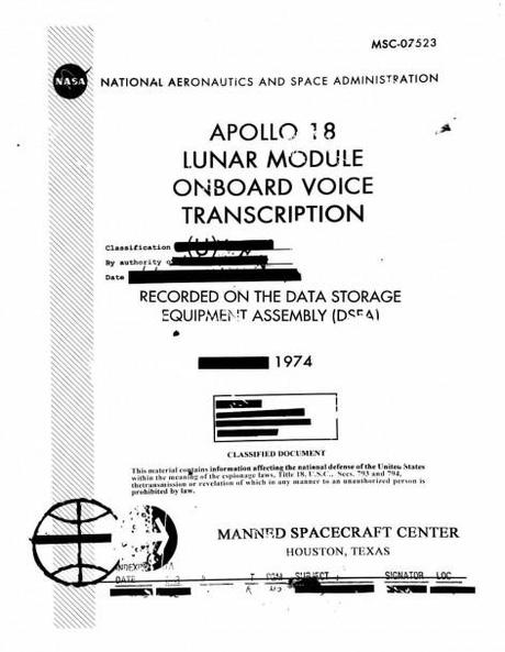 Viral point: Nuovi documenti da Apollo 18