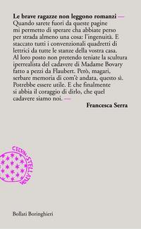 Le brave ragazze non leggono romanzi di Francesca Serra