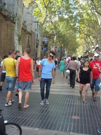 Paseando por Barcelona!