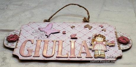 Door Hanger per una bimba