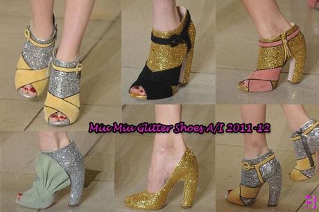 Miu Miu Glitter Shoes