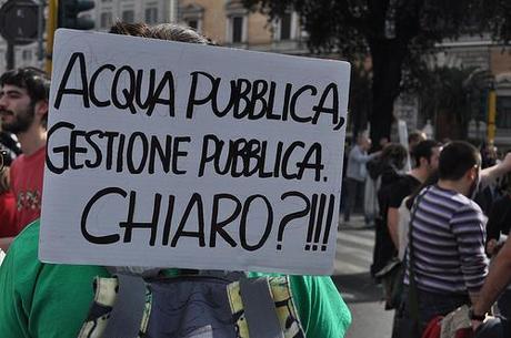 Acqua bene comune - Manifestazione Nazionale 26/03