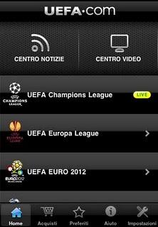 UEFA.com mobile, l’applicazione ufficiale UEFA.