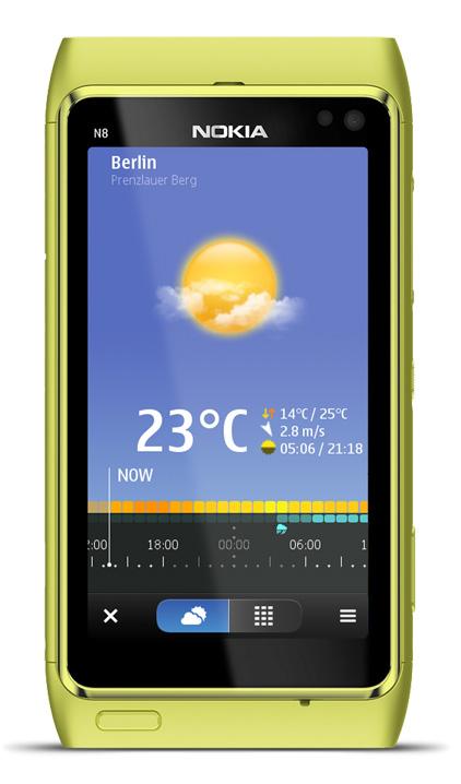 Weather Screen shot 2011 08 10 at 1.11.41 PM Disponibile Nokia Ovi Maps 3.08 con informazioni sul meteo