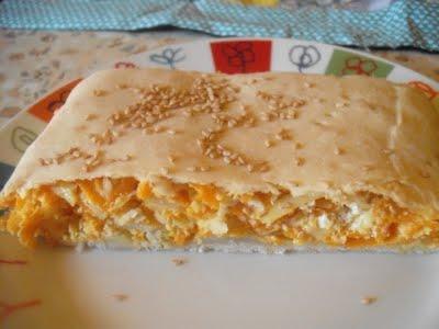 Strudel di feta,carote e patate