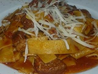 pappardelle al ragù di manzo