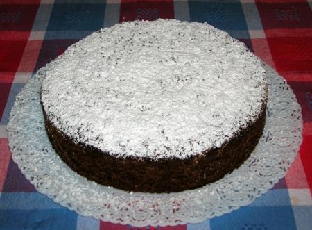 Torta cioccolato e mandorle