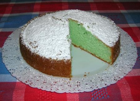 Torta di albumi alla menta