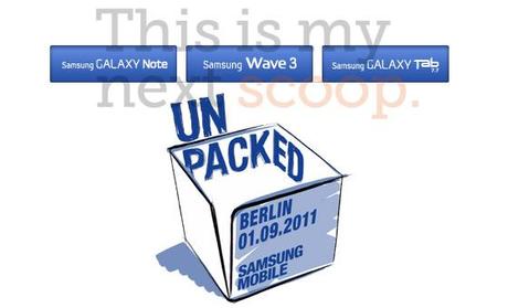 samsung unpacked berlin Primi scatti del nuovo Samsung Galaxy Tab 7.7 !