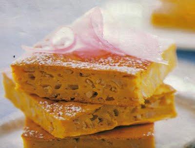 Dolcetti di zucca allo zenzero e gelatina di mele cotogne.