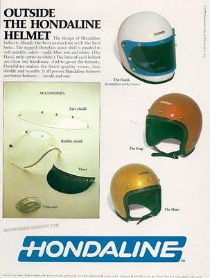 Vintage Brochures: Hondaline Helmets 1972 (Usa)