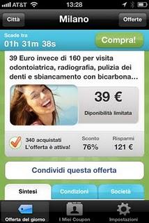 Scoprire le migliori occasioni nella tua città con l'app Groupon.